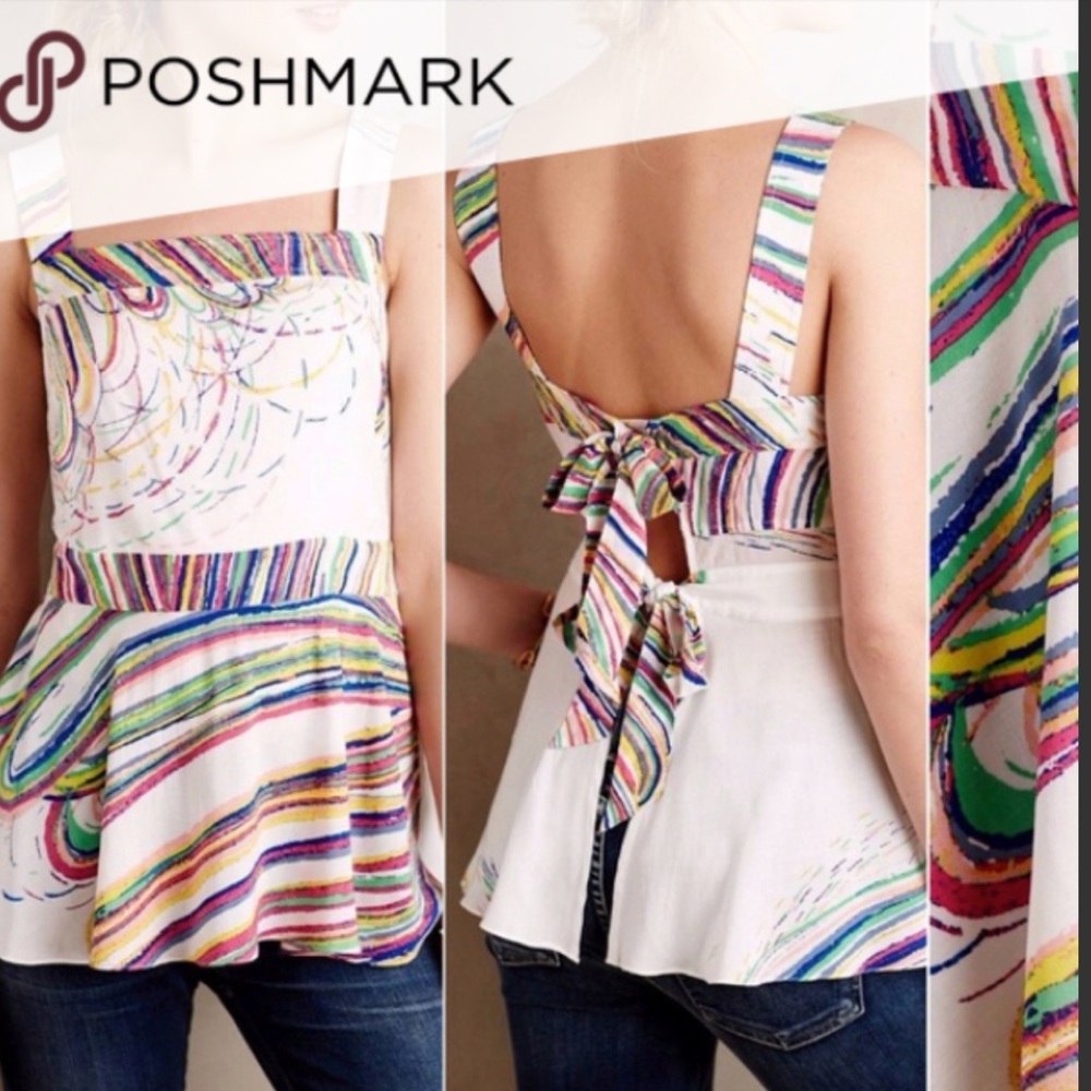 Open-back Plenty by Tracy Reese dressy tank in M